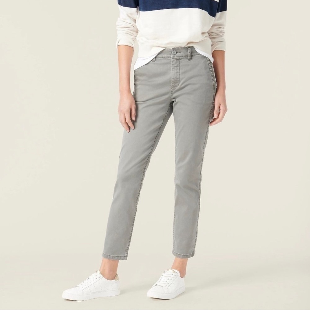 J CREW Tall Vintage Slim Straight Chino Pant Vintage Dove - Size 26T